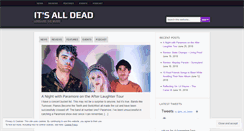 Desktop Screenshot of itsalldead.com